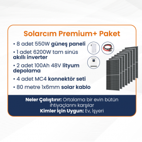 Solarcım Premium+ Solar Paket